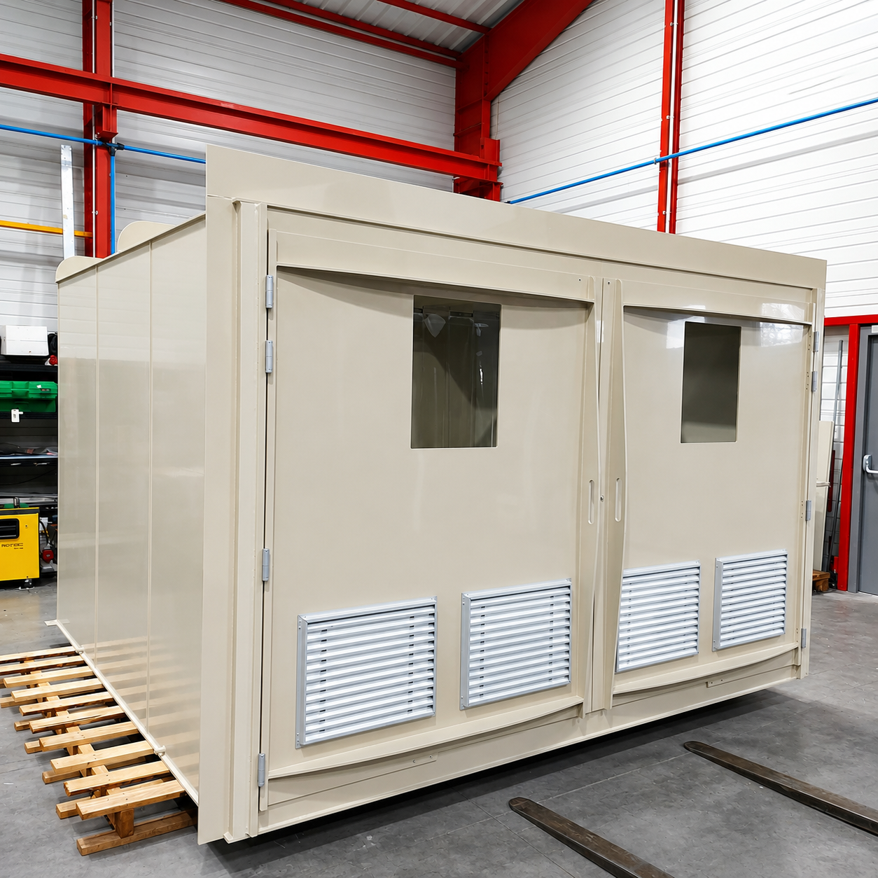 Installation de dosage et stockage de produits chimiques